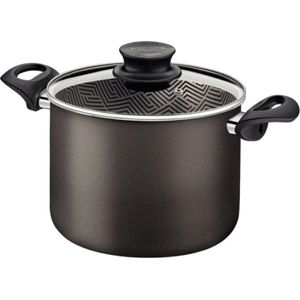 Olla Alta 9.6 Lts 26cm Paris Negra Tramontina