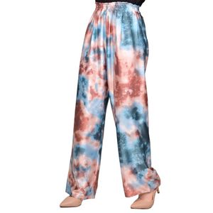 Pantalon Estampado Palazo Con Goma Juliette