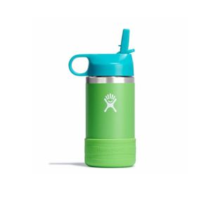 12 Oz Kids Wide Mouth Straw Cap And Boot Grass