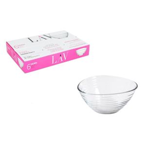 Set 6 bowls 200cc d10.3cm derin lav