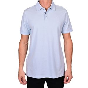 Polo M/C Celeste Basic S/ Bolsillo Hombre