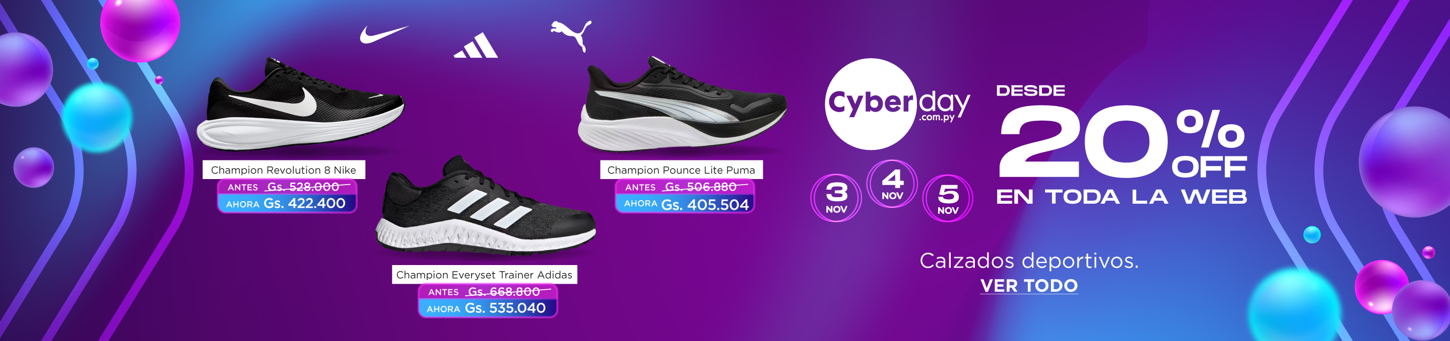 Calzados deportivos Hombre